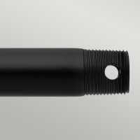 Rurka montażowa do wentylatora sufitowego - 30 cm  - Czarny