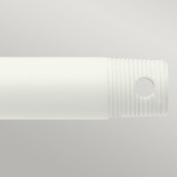 Rurka montażowa do wentylatora sufitowego - 45 cm  - Satynowa biel