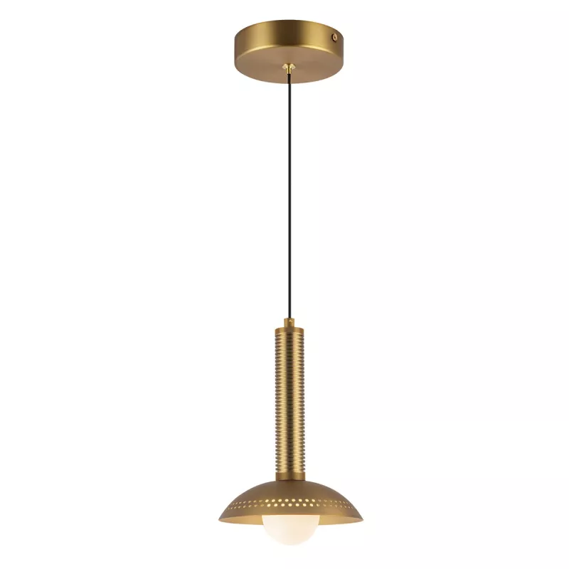 Mała lampa wisząca LED Arden - Szczotkowane złoto