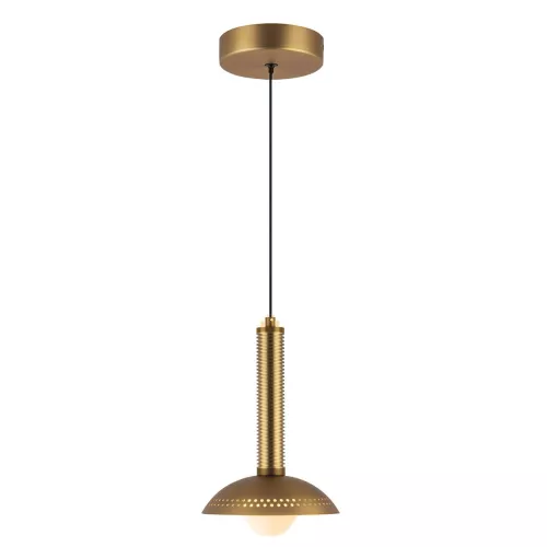 Mała lampa wisząca LED Arden - Szczotkowane złoto