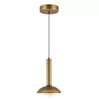 Mała lampa wisząca LED Arden - Szczotkowane złoto