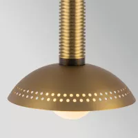 Mała lampa wisząca LED Arden - Szczotkowane złoto