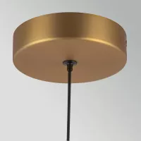 Mała lampa wisząca LED Arden - Szczotkowane złoto