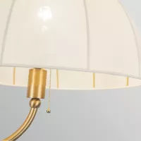 Lampa podłogowa Crosby - 1 źródło światła - Szczotkowane złoto