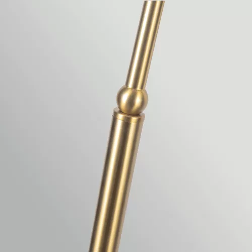 Lampa podłogowa Crosby - 1 źródło światła - Szczotkowane złoto
