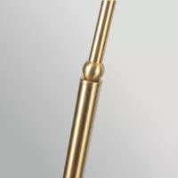 Lampa podłogowa Crosby - 1 źródło światła - Szczotkowane złoto