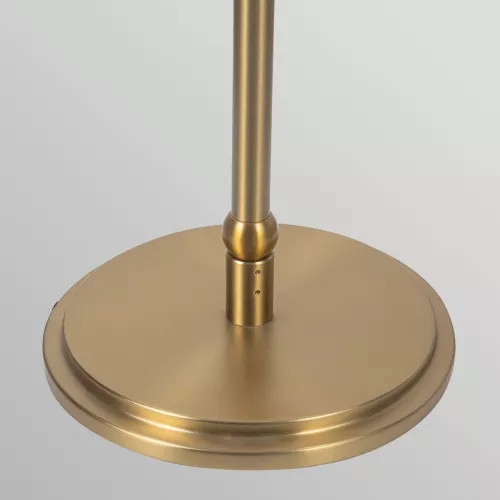 Lampa podłogowa Crosby - 1 źródło światła - Szczotkowane złoto
