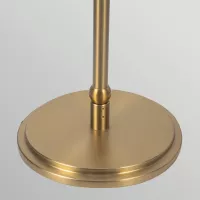 Lampa podłogowa Crosby - 1 źródło światła - Szczotkowane złoto