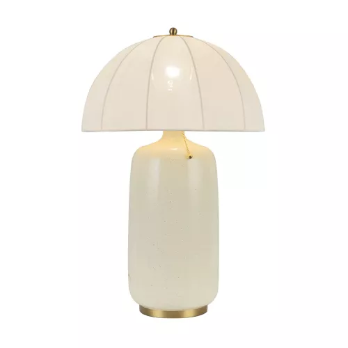 Lampa stołowa Crosby - 1 źródło światła - Szczotkowane złoto