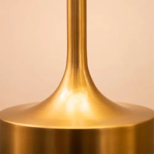 Lampa podłogowa Issa - 1 źródło światła - Szczotkowane złoto