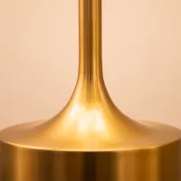 Lampa podłogowa Issa - 1 źródło światła - Szczotkowane złoto