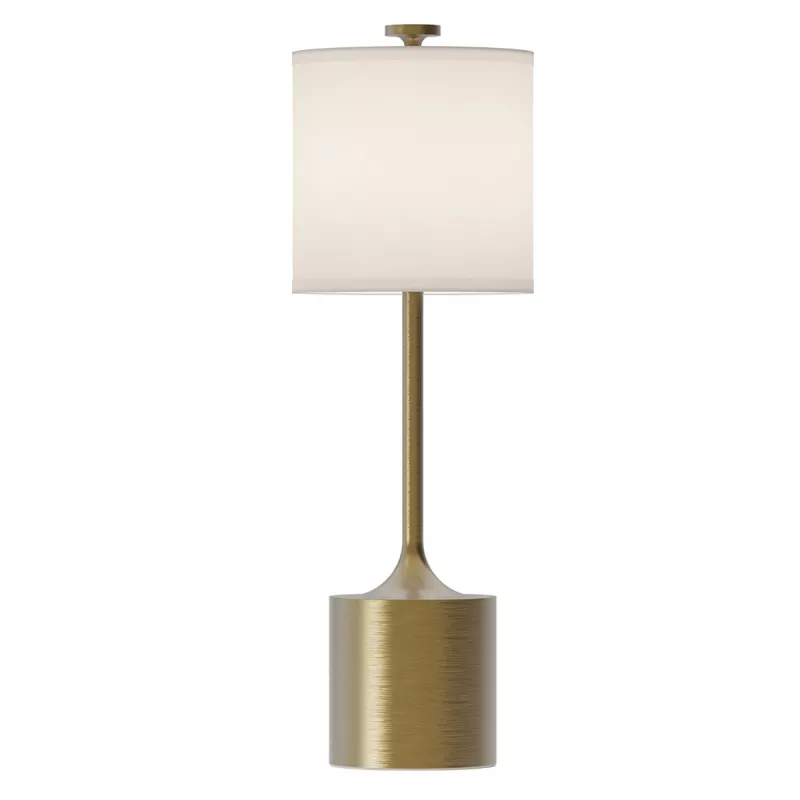 Lampa stołowa Issa - 1 źródło światła - Szczotkowane złoto