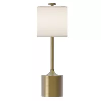Lampa stołowa Issa - 1 źródło światła - Szczotkowane złoto