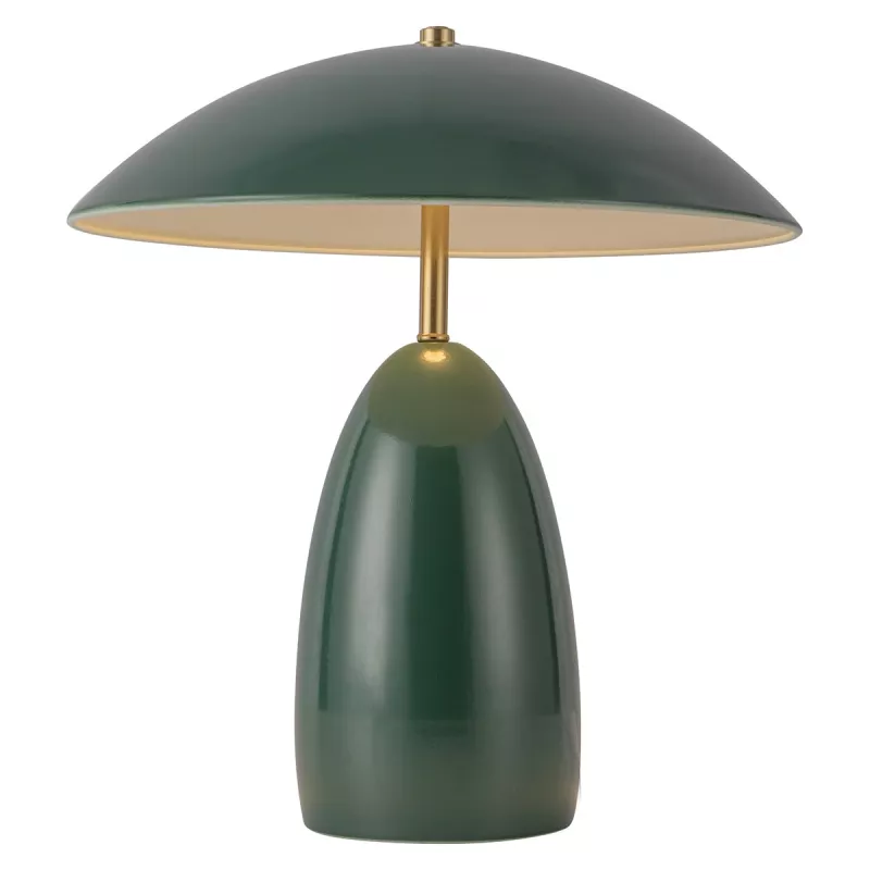 Średnia lampa stołowa LED Poppy - Ciemnozielony