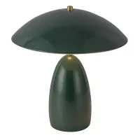 Średnia lampa stołowa LED Poppy - Ciemnozielony