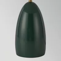 Średnia lampa stołowa LED Poppy - Ciemnozielony