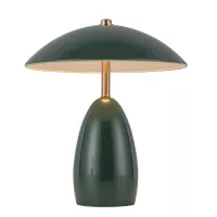Bezprzewodowa lampa stołowa LED Poppy - Ciemnozielony