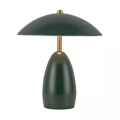 Bezprzewodowa lampa stołowa LED Poppy - Ciemnozielony