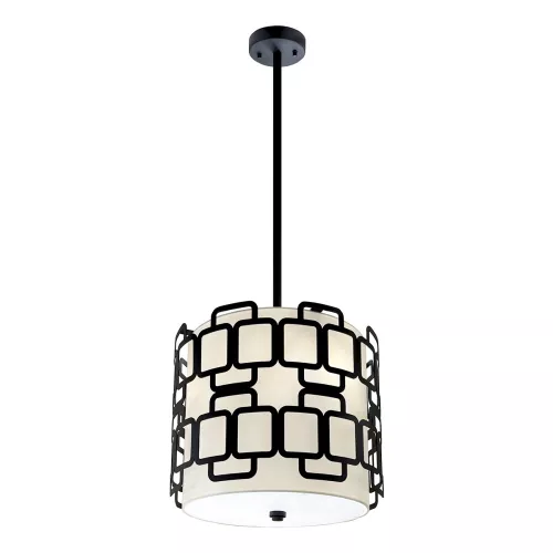Lampa wisząca Sabina - 3 źródła światła - Czarny