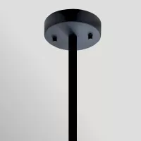 Lampa wisząca Sabina - 3 źródła światła - Czarny