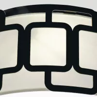 Plafon Sabina - 3 źródła światła - Czarny