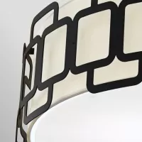 Lampa wisząca Sabina - 4 źródła światła - Czarny