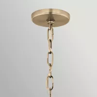 Duża lampa wisząca Etcher - 2 źródła światła - Szampański brąz