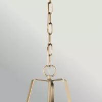 Średnia lampa wisząca Etcher - 1 źródło światła - Czarny, mosiądz