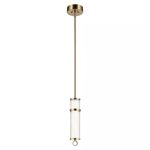 Lampa wisząca LED Riven - Szampański brąz