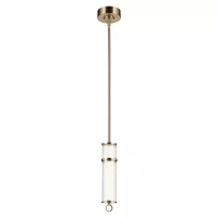 Lampa wisząca LED Riven - Szampański brąz
