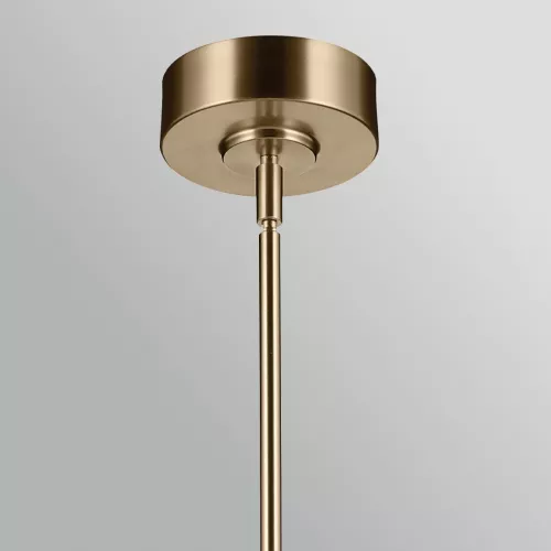 Lampa wisząca LED Riven - Szampański brąz
