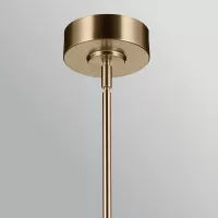 Lampa wisząca LED Riven - Szampański brąz