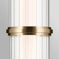 Lampa wisząca LED Riven - Szampański brąz