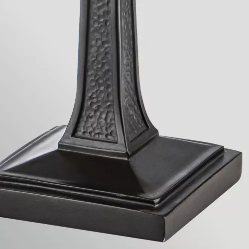 Mała lampa stołowa Inglenook - 1 źródło światła - Ciemnobrązowy