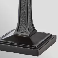 Mała lampa stołowa Inglenook - 1 źródło światła - Ciemnobrązowy