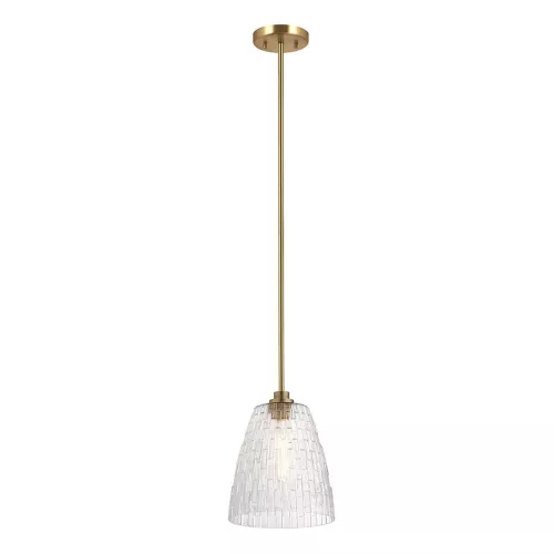 Lampa wisząca Windsor - 1 źródło światła - Naturalny mosiądz