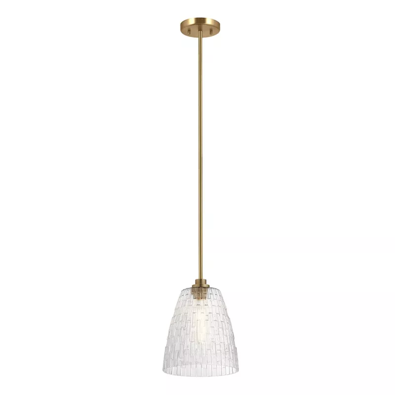 Lampa wisząca Windsor - 1 źródło światła - Naturalny mosiądz