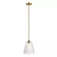 Lampa wisząca Windsor - 1 źródło światła - Naturalny mosiądz