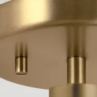 Lampa wisząca Windsor - 1 źródło światła - Naturalny mosiądz
