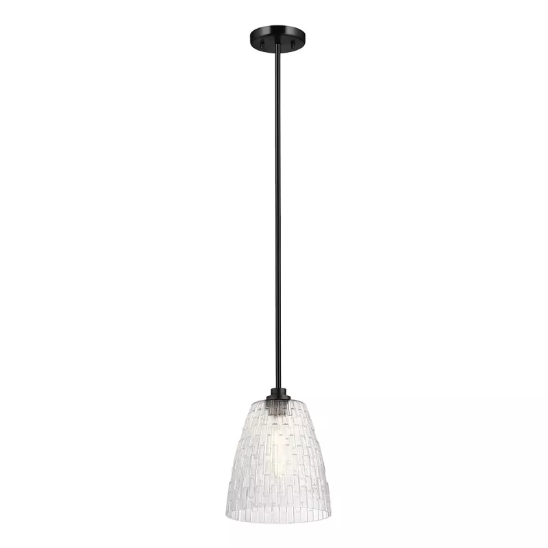 Lampa wisząca Windsor - 1 źródło światła - Czarny