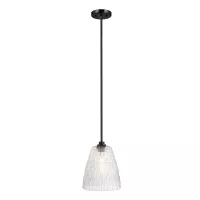 Lampa wisząca Windsor - 1 źródło światła - Czarny