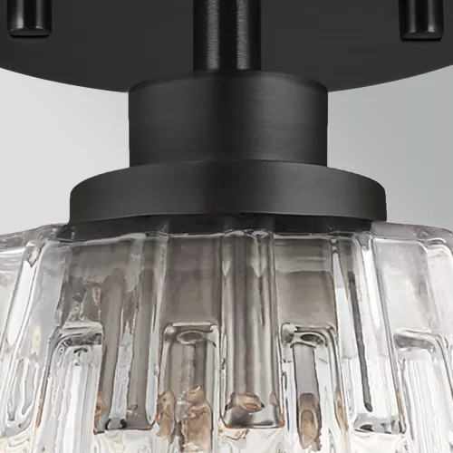 Lampa wisząca Windsor - 1 źródło światła - Czarny