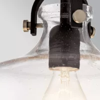 Lampa wisząca Hampton - 1 źródło światła - Grafitowy