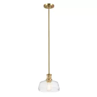 Lampa wisząca Nottinghill - 1 źródło światła - Naturalny mosiądz