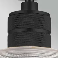 Lampa wisząca Hampstead - 1 źródło światła - Czarny