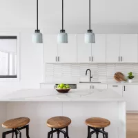 Lampa wisząca York - 1 źródło światła - Czarny