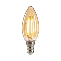 Żarówka Litec LED E14 - 4 W - Bursztynowa
