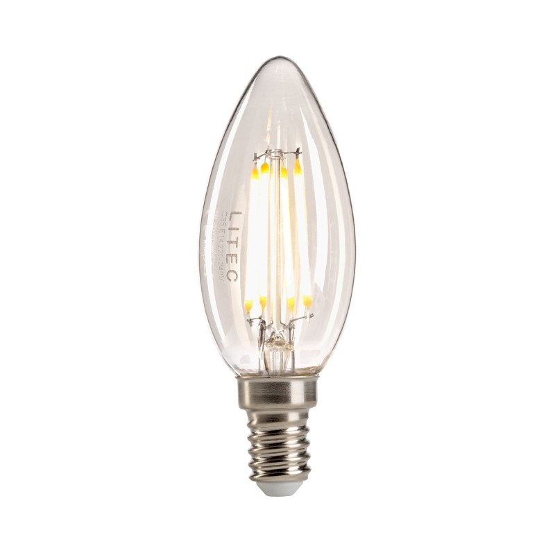 Żarówka Litec LED E14 - 4 W - Przezroczysta