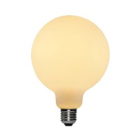 Duża żarówka Litec LED E27 - 8 W - Kula - Opalowa
