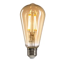 Żarówka Litec LED E27 - 8 W - Edison - Bursztynowa